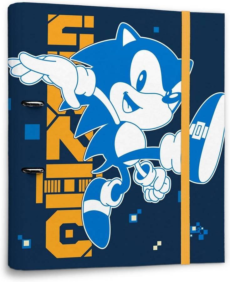 Dossier ERIK EDITORES 2 Anillas Sonic The Hedgehog (32x28 cm)