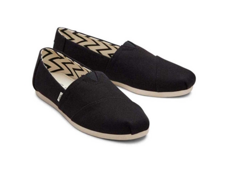 Alpargatas Negro EU 39 Mujer TOMS