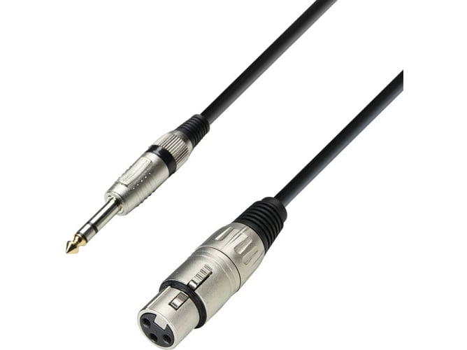 Adam Hall Cables k3bfv0300 para xlr jack 6.3 mm machohembra 3 3m 6.3mm