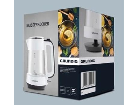 Grundig Wk 5860 Hervidor eléctrico 1,7 L 2400 W Negro Blanco