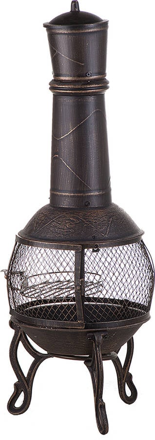 Chimeneas de exterior Tacora (Bronze - Acero - cm)