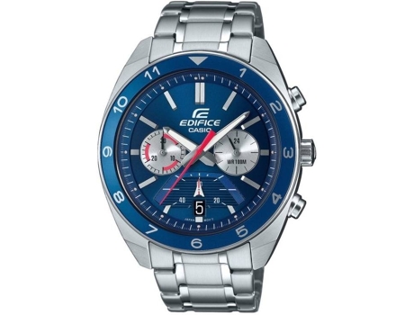 Reloj CASIO Edifice Hombre (Acero - Plateado)