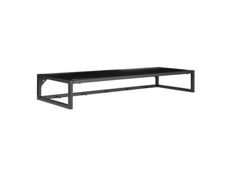 Estante de sombrero de pared negro 80 x 28 cm HOUSE NORDIC