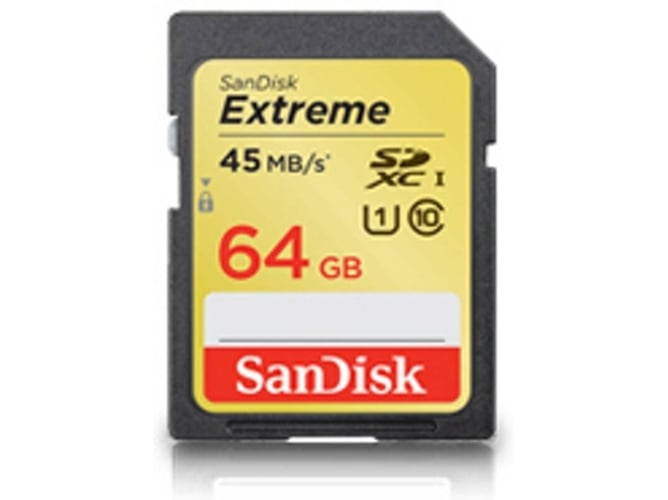 C.MEM SANDISK SDHC EXTREMEIII 64GB 45MB