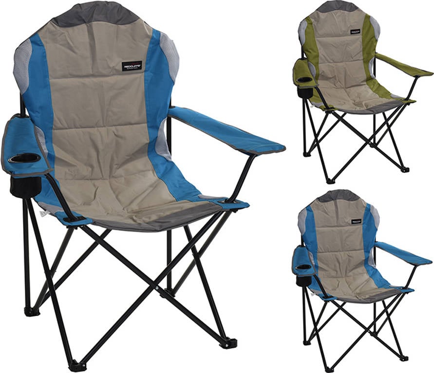 Silla REDCLIFFS Plegable de Metal para Camping (108x60x60 cm)