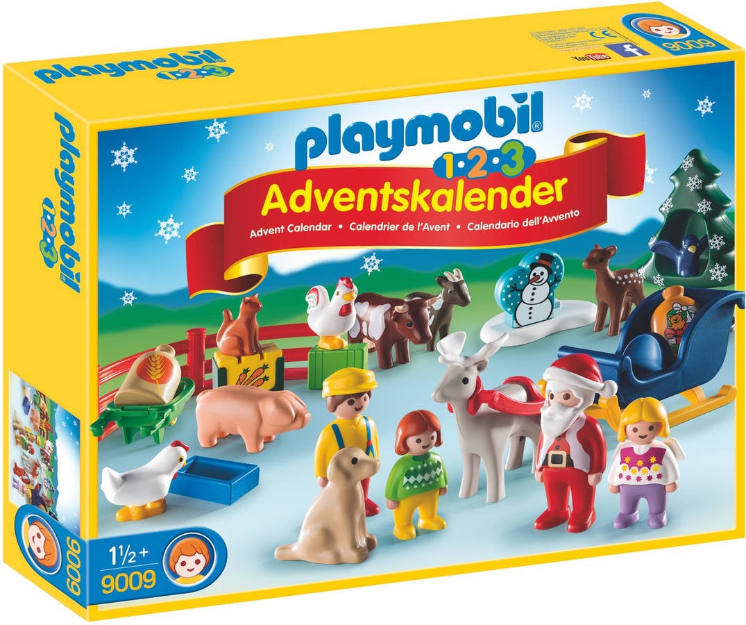 PLAYMOBIL 1.2.3 - Calendario de Adviento (Edad Mínima: 18 meses)