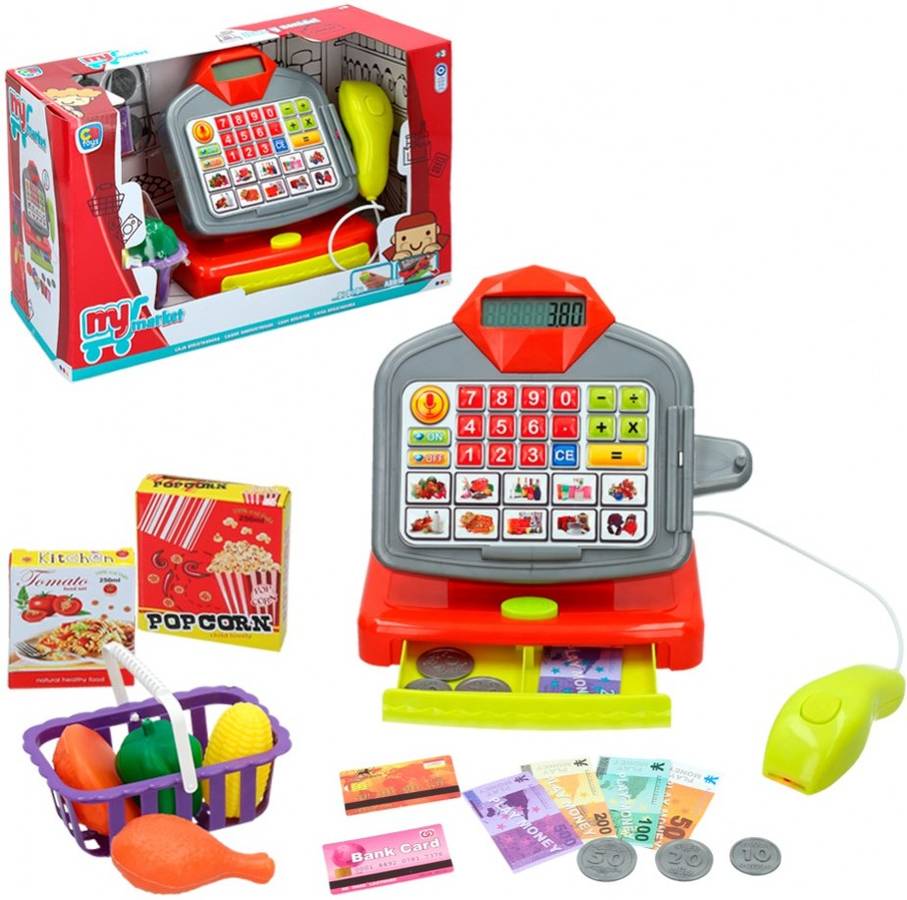 Colorbaby Caja Registradora con accesorios luz y sonido my market43885 cb toys de juguete