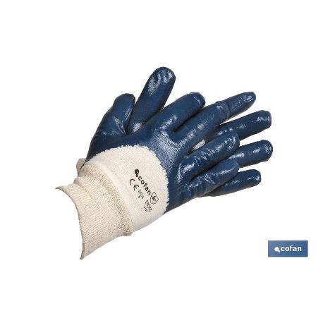 Blister guantes nitrilo azul t-8   caja 12 unid.