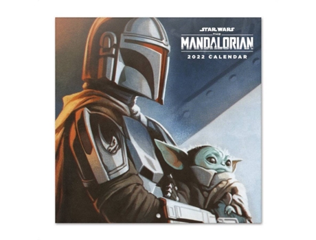 Calendario Star Wars 2022 incluye de regalo mandalorian pared │ anual mensual licencia oficial erik editores 30x30