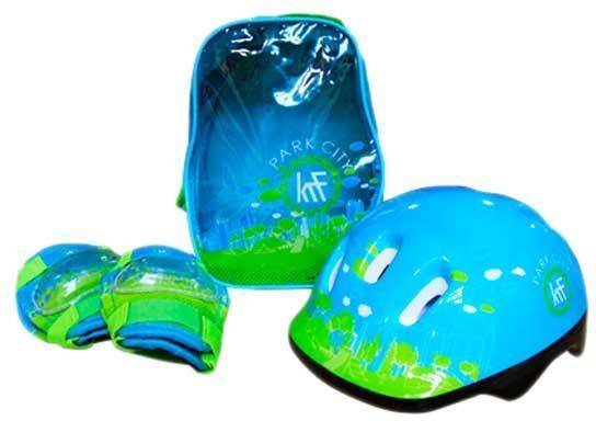 Casco de Outdoor PARK CITY Set Mochila+protecciones+casco (Tamaño Unico)