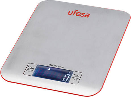 Báscula de cocina UFESA BC1550 (Capacidad: 5 Kg - Precisión: 1 g)