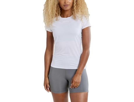 Camiseta de Mujer CRAFT Dry Nanoweight Sleeve Blanco