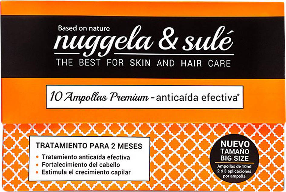 Ampollas NUGGELA & SULÉ Tratamiento Anti-Caida Para Dos Meses de 10 X Cada Una (10 ml)