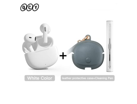 Auriculares Bluetooth True Wireless QCY T20 Tws 5.3 68Ms Driver Hifi-Blanco