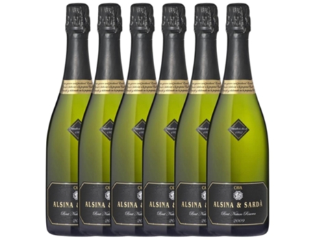 Espumante ALSINA Alsina Alsina & Sardà Brut Nature Cava (0.75 L - 6 unidades)