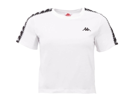 Camiseta KAPPA Mujer (Algodón - Blanco - L)