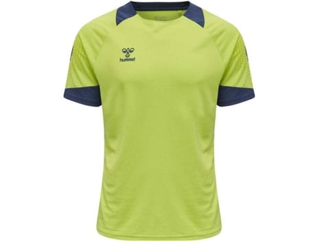 Camiseta de Hombre para Fútbol HUMMEL Lead Poly Amarillo (XL)