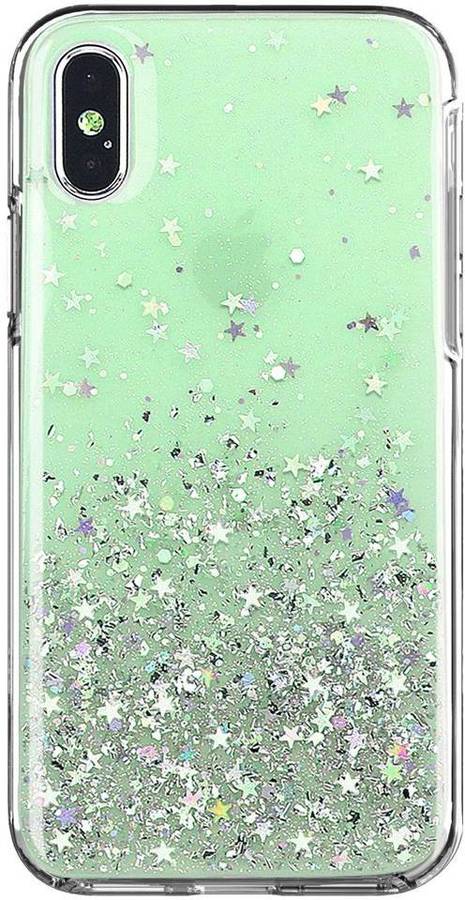 Carcasa Iphone Xr lmobile verde funda glitter wozinsky para apple