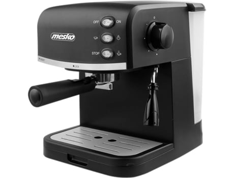 Cafetera Mesko Ms4409 15 bar molido 4409 espresso manual para preparar latte y capuccino vaporizador espumar leche 850w