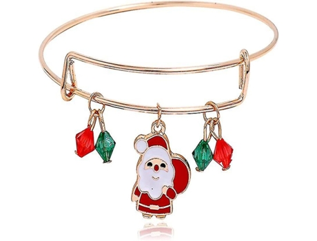 Árbol de Navidad Pulsera Santa Damas Adolescentes Ajustables