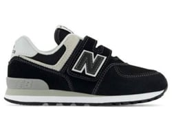 Zapatillas Deportivas NEW BALANCE 574 Para Niños (Negro - Material Sintético -28,5)