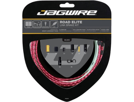 Kit de Freno JAGWIRE Road Elite Link Brake Kit (Rojo - TU)