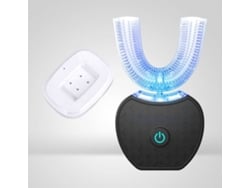 SIURN Cepillo De Dientes Eléctrico Ultrasónico 360 Grados Negro (5000 Rpm)