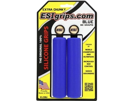 Esigrips Puños Extrachunky azul para bicicleta chunky blue