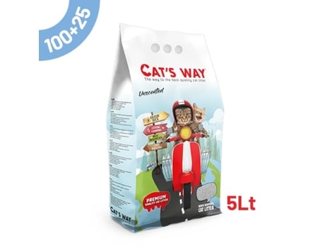 Arena Aglomerante para Gatos CATS WAY Natural 10 L