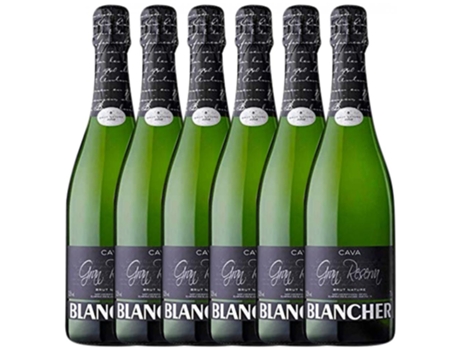 Espumante VINS I CAVES BLANCHER Vins I Caves Blancher Brut Nature Cava Gran Reserva (0.75 L - 6 unidades)