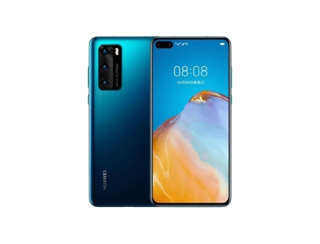 Smartphone HUAWEI P40 Double SIM 8/128 GB Azul Reacondicionado Señales de Uso