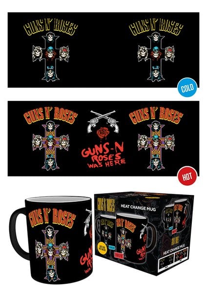 Taza Gbeye Guns roses eye ltd cross cambiante de color gunsnroses