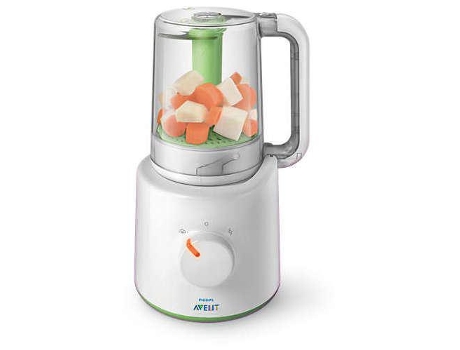 Philips Avent 2 en 1 Combo saludable de comida al vapor para bebés