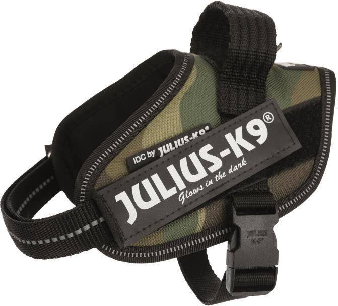 Juliusk9 Idc Baby 2xs–s 33–45 cm18 mm camuflaje perro para k9 reflector 3345x1.8cm nylon hasta 5