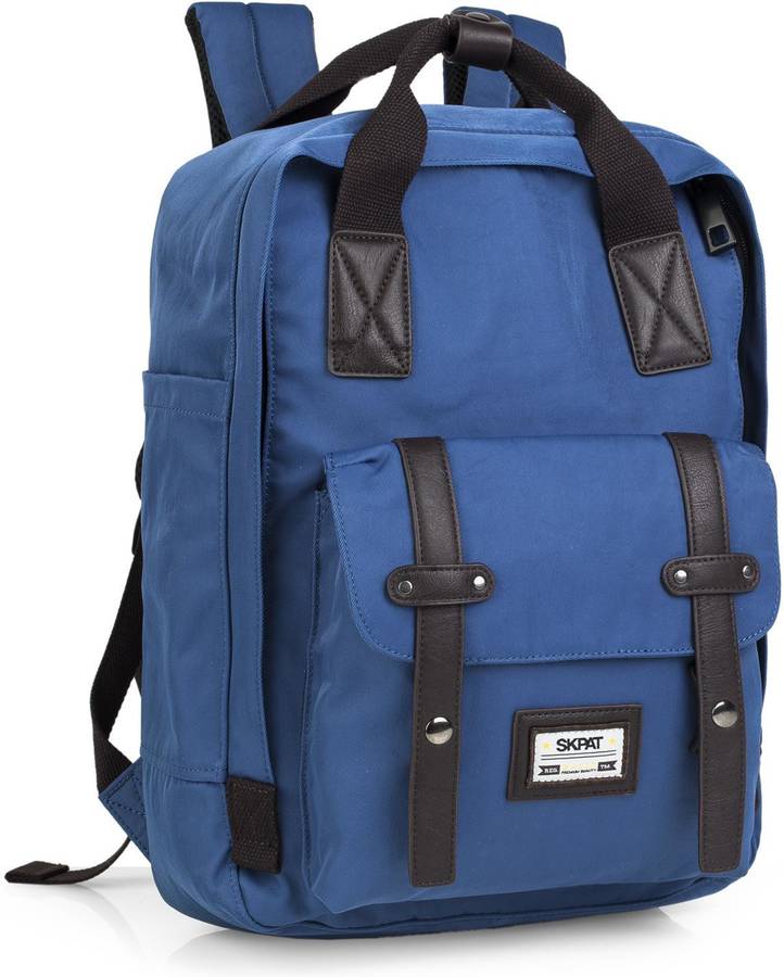 Mochilas SKPAT Casual De Hombre Grande (42 x 31 x 18 cm - Azul)