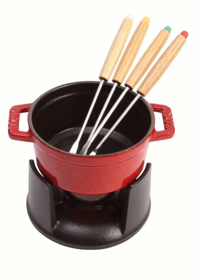 Fondue STAUB (Rojo - Hierro Fundido - 10 cm)