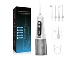 Irrigador Bucal Portatil Usb Dental Chorro De Agua 310Ml M131 Blanco SIURN