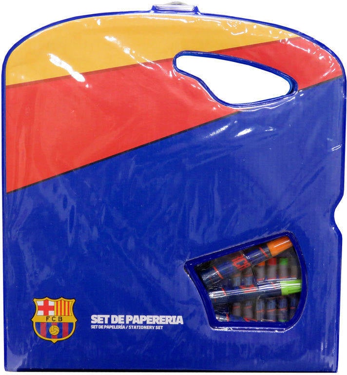 Fc Barcelona Libro con dibujos set de papelería material escolar para niños accesorio multicolor producto ofi maletin cyp brands 39