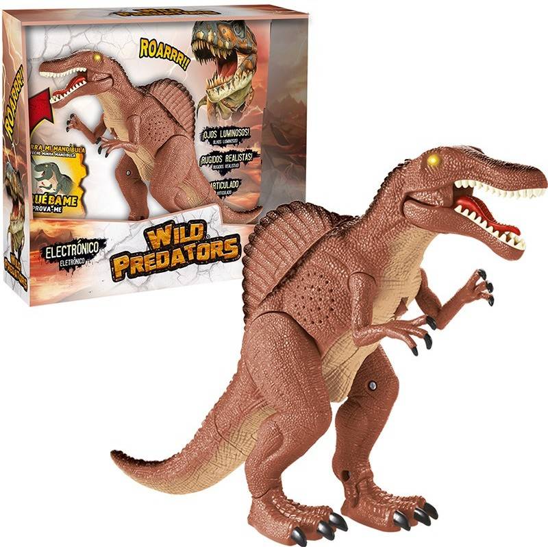 Figura Electrónica WILD PREDATORS Spinosaurus (22 cm)