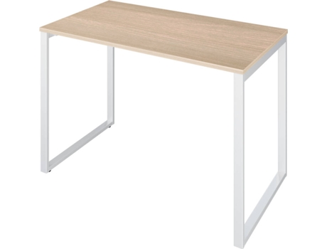 Escritorio Levira Fulda ii blanco melamina 110x60x74 cm mesa de 110 60 74