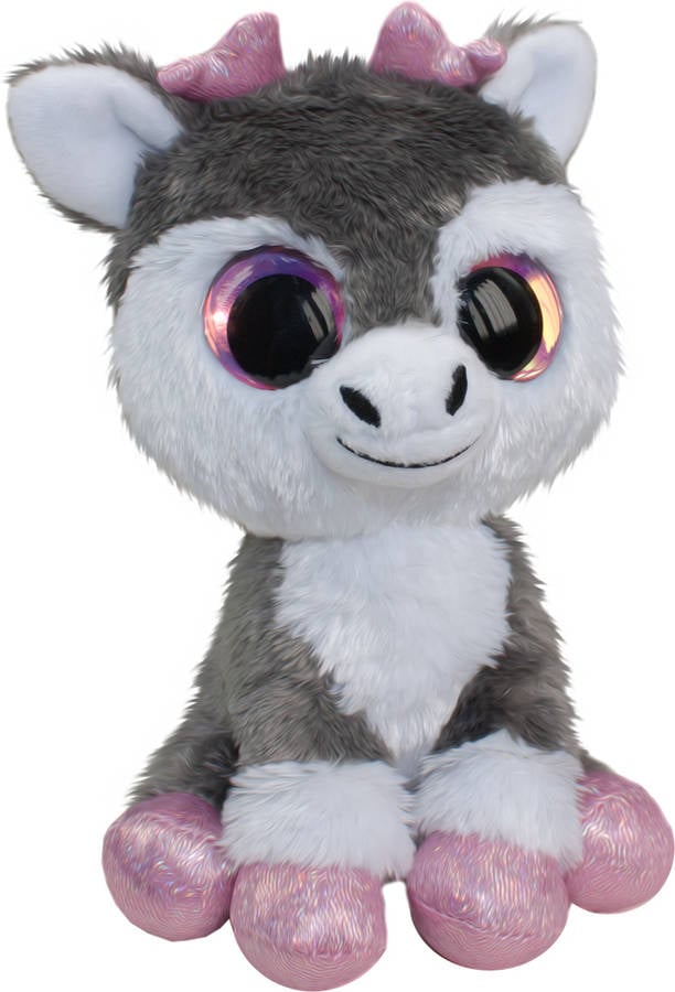 Lumo Stars Reindeer poro animales de juguete felpa gris rosa blanco peluche 3 años reno niñoniña