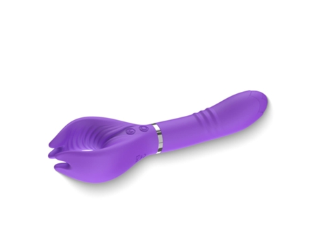 Vibrador de masaje de silicona de 7 frecuencias para mujer (púrpura) VEANXIN