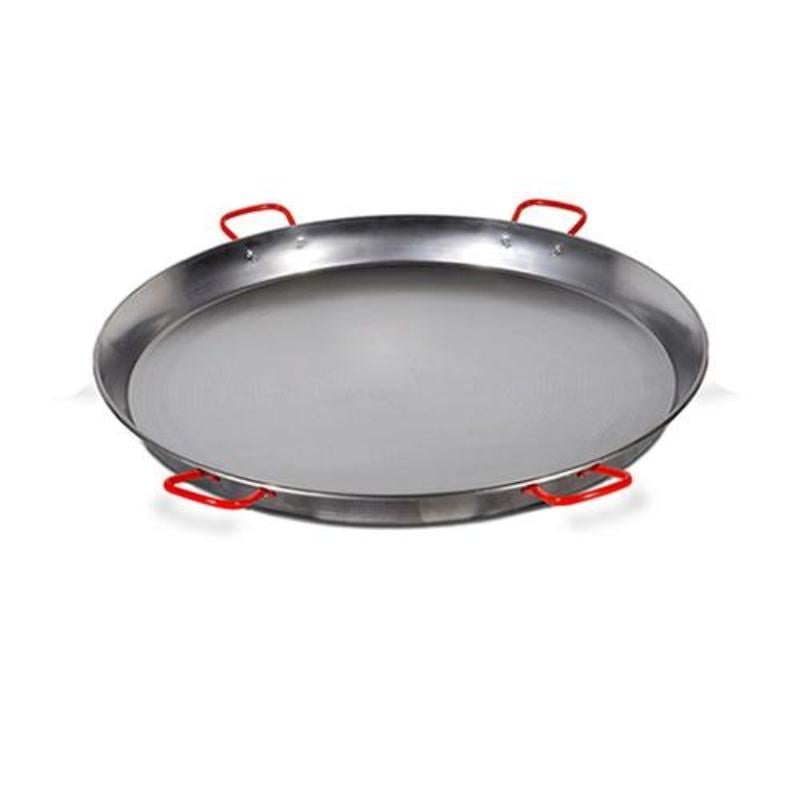 Paellera valenciana de 90 cm. pulida para 50 personas