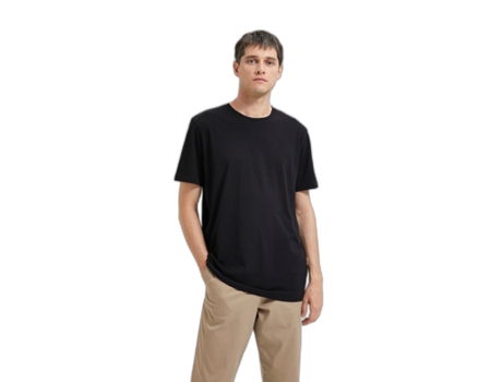 Camiseta para Hombre SELECTED (2XL - Negro)