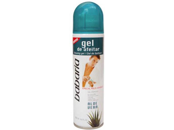 Gel de Afeitar BABARIA Aloe Piel Sensible (200 ml)