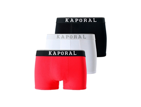 Pack de 3 Boxers KAPORAL (XL - Negro)