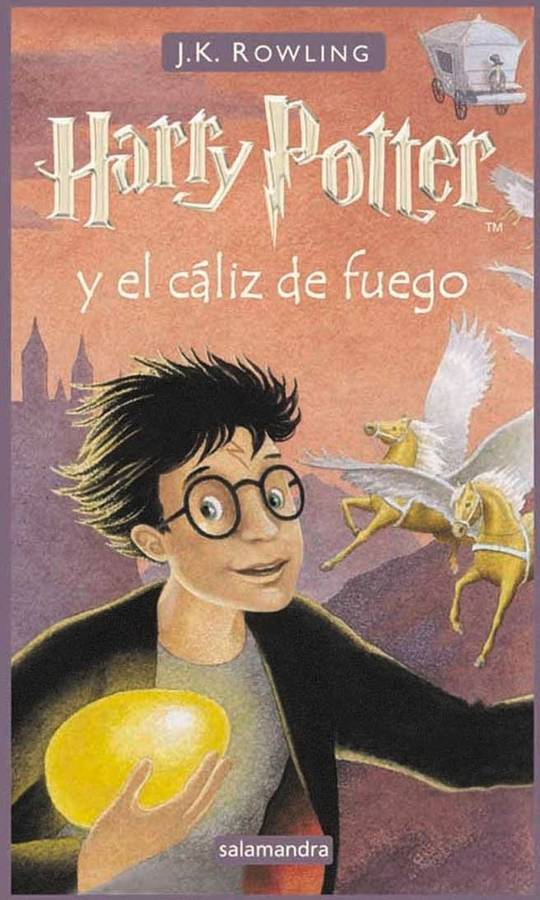 Libro Harry Potter y el cáliz de fuego de J.K. Rowling (Castellano - 1ª Edición Año de edición 2001)