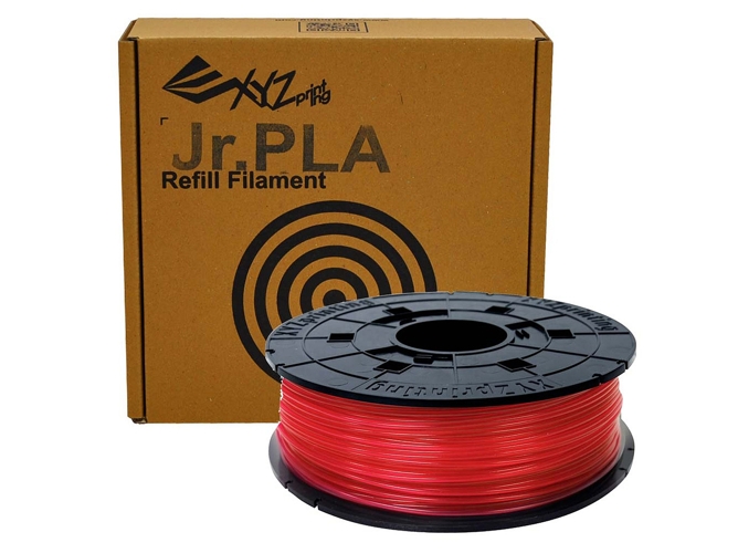 Filamento XYZ printing PLA 3D Rojo Claro 600 grm