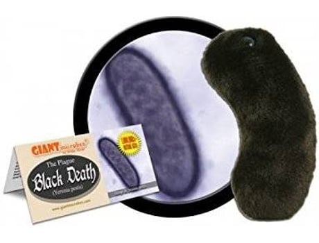 Peluche GIANT MICROBES Black Death (6.69x2.99x1.57 cm)