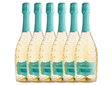 Espumante CANTINA PIZZOLATO Cantina Pizzolato M-Use Bianco Pinot Cinza Extra Seco Prosecco (0.75 L - 6 unidades)